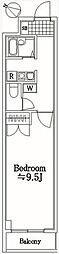 ロイヤルアメニティー巣鴨 1Kの間取図画像
