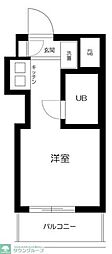 TOP本郷 ワンルームの間取図画像