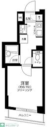 メインステージ本駒込駅前 1Kの間取図画像