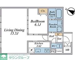 物件の間取り