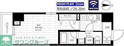 ステージグランデ目白学習院下 1Kの間取図画像
