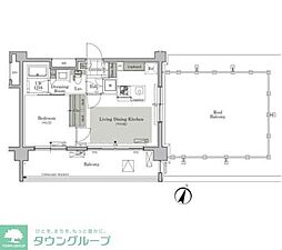 ParkCube西ヶ原STAGE 1LDKの間取図画像