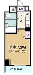 スペーシア飯田橋2 1Kの間取図画像