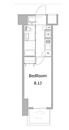 lighthouse大塚 1Kの間取図画像