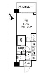 N-Stage赤羽志茂 1Kの間取図画像