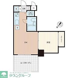 巣鴨陽光ハイツ 1LDKの間取図画像