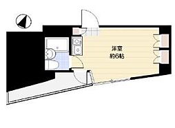 エトワール目白台 ワンルームの間取図画像