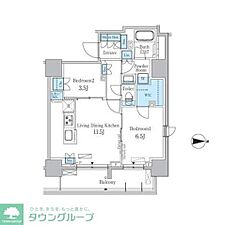 物件の間取り