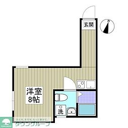 Rejoel ワンルームの間取図画像