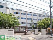 奥戸中学校 徒歩10分。中学校 740m