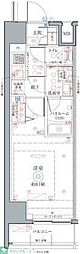 CREVISTAお花茶屋 1Kの間取図画像