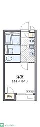 mz三河島 1Kの間取図画像