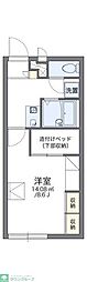 レオパレススター 1Kの間取図画像