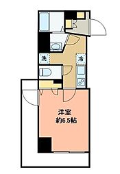 REGALIZ北千住 1Kの間取図画像