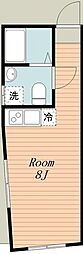 NK-RESIDENCE ワンルームの間取図画像
