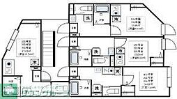 K.F新柴又 ワンルームの間取図画像