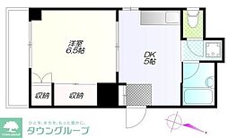 小泉ビル 1DKの間取図画像