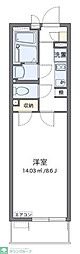 クレイノエスビレッジ 1Kの間取図画像