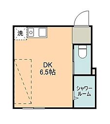LOCUS亀有 ワンルームの間取図画像