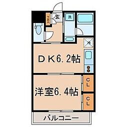 間取図画像 1DK