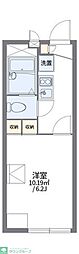 レオパレスデュオK&I 1Kの間取図画像