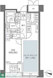 メゾンカルム本郷 1LDKの間取図画像