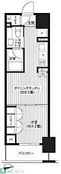 RESIDIA新御徒町 1DKの間取図画像