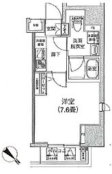 アイルイムーブル御茶ノ水 1Kの間取図画像