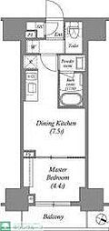 ACP Residence 浅草 1DKの間取図画像