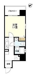 リバーレ浅草駒形 1Kの間取図画像