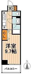 ソラーナ・エム 1Kの間取図画像