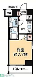 ARCOBALENO OSHIAGE BLOSSOM 1Kの間取図画像