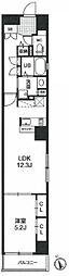 レピュア浅草 1LDKの間取図画像