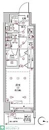 クレイシア板橋本町 1Kの間取図画像