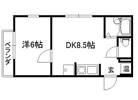 来春入居西川ハイツ 102 ｜ 京都府京田辺市田辺中央3丁目（賃貸アパート1DK・1階・27.50㎡） その2