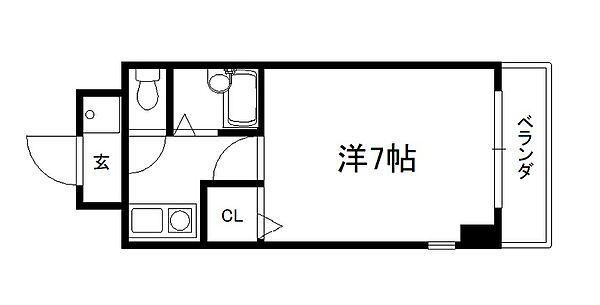 ユニバーシティ丸光 803｜京都府京田辺市田辺中央6丁目(賃貸マンション1K・8階・20.16㎡)の写真 その2