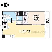 平城駅前三和マンション 403 ｜ 奈良県奈良市山陵町（賃貸マンション1LDK・4階・47.30㎡） その2