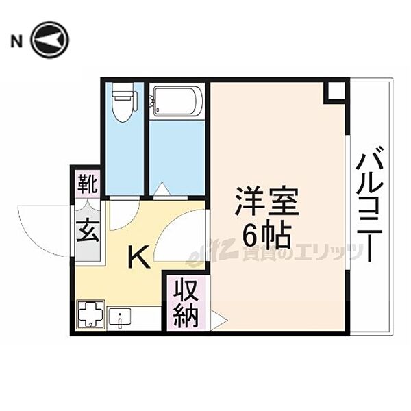 奈良県香芝市瓦口(賃貸アパート1K・3階・20.40㎡)の写真 その2