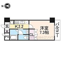 奈良県奈良市大宮町３丁目（賃貸マンション1K・7階・24.75㎡） その2