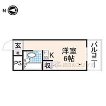 トータスＢｌｄ 402 ｜ 奈良県奈良市大宮町１丁目（賃貸マンション1R・4階・18.70㎡） その2