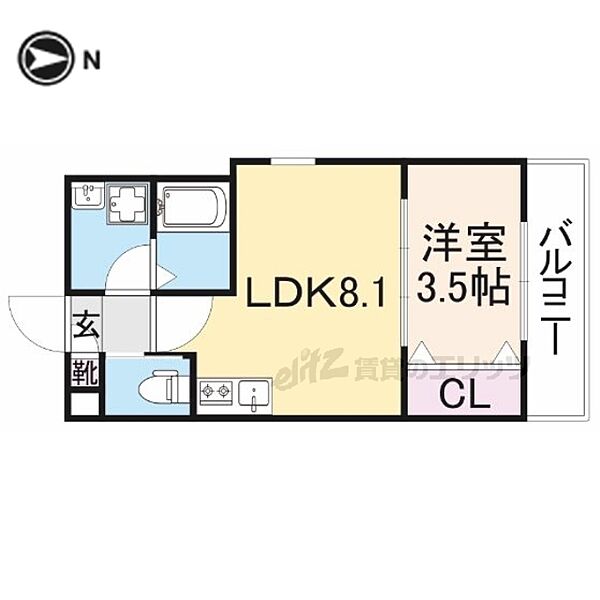 ジーメゾン寝屋川市秦町ルシェール 301｜大阪府寝屋川市秦町(賃貸アパート1LDK・3階・28.53㎡)の写真 その1