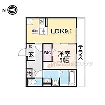 ソフィア 102 ｜ 奈良県奈良市大安寺３丁目（賃貸アパート1LDK・1階・40.04㎡） その2