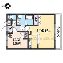 グリーンヒル春 103 ｜ 奈良県奈良市宝来町（賃貸アパート1LDK・1階・41.25㎡） その2