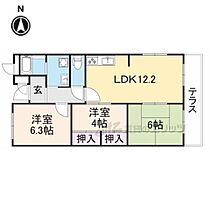 奈良県生駒市辻町（賃貸アパート3LDK・1階・62.99㎡） その2