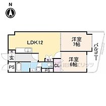 奈良県生駒郡安堵町大字東安堵（賃貸マンション2LDK・1階・56.00㎡） その2