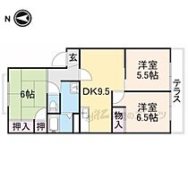 高瀬ハイツ1号館 201 ｜ 奈良県奈良市富雄北３丁目（賃貸アパート3LDK・2階・60.00㎡） その2