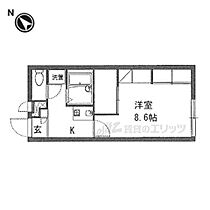 大阪府枚方市津田東町１丁目（賃貸アパート1K・2階・23.18㎡） その2