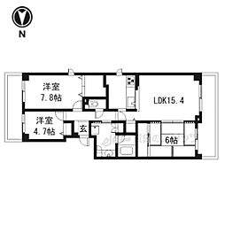 間取図画像 3LDK