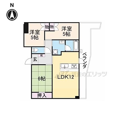 エクステージ東生駒_間取り_0