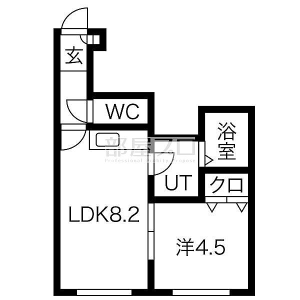 北海道札幌市豊平区豊平一条４丁目(賃貸アパート1LDK・2階・30.98㎡)の写真 その2